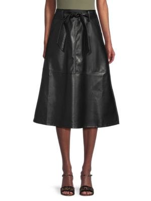 Saks Fifth Avenue
 A-line Belted Midi Skirt