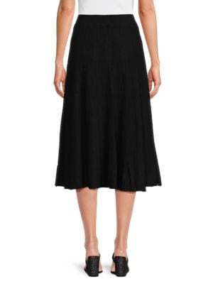 Tahari
 Ribbed Knit A Line Midi Skirt