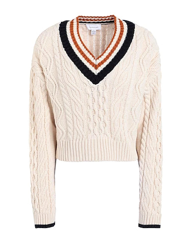 TOPSHOP Sweater Beige 100% Acrylic