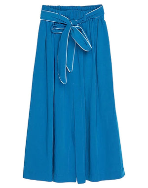 SOUVENIR Maxi Skirts Azure 64% Viscose, 36% Linen