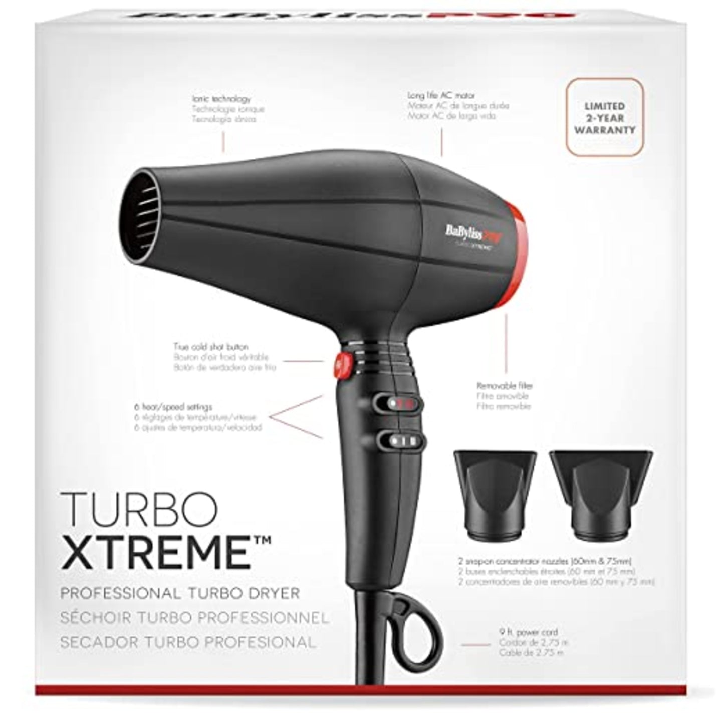 image 2 of BabylissPRO Turbo Extreame Dryyer