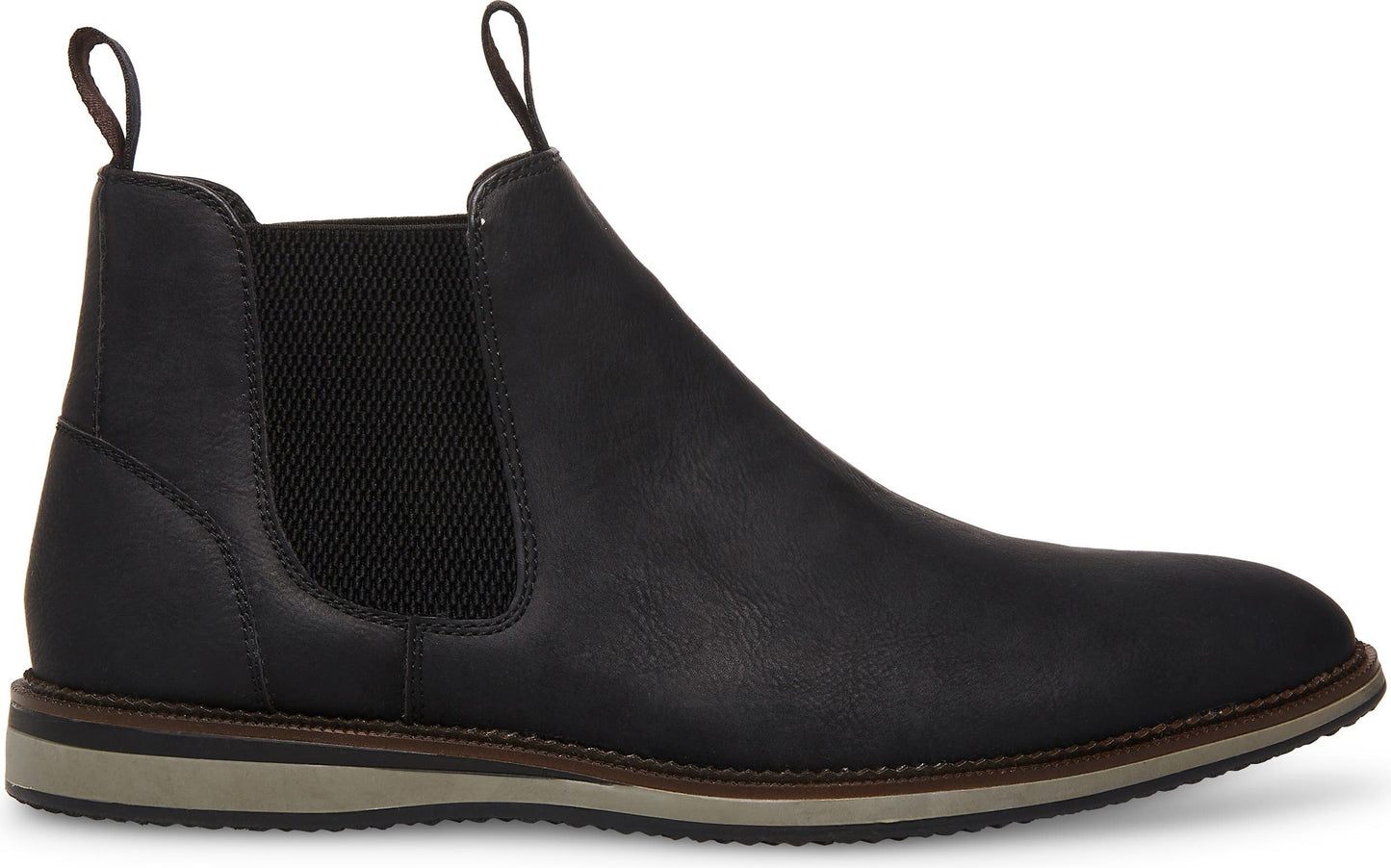MADDEN Hammon Chelsea Boot, Main, color, BLACK PU LEATHER