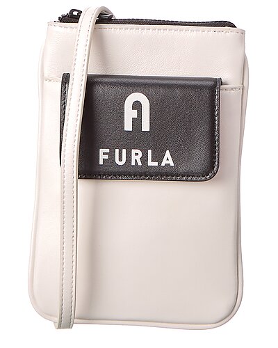 Furla Iris Mini Vertical Leather Crossbody