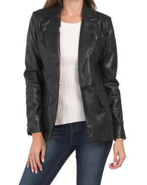 Faux Leather Jacket