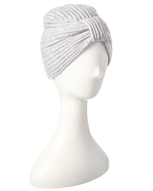 Qi Cashmere Shaker Stitch Cashmere Turban