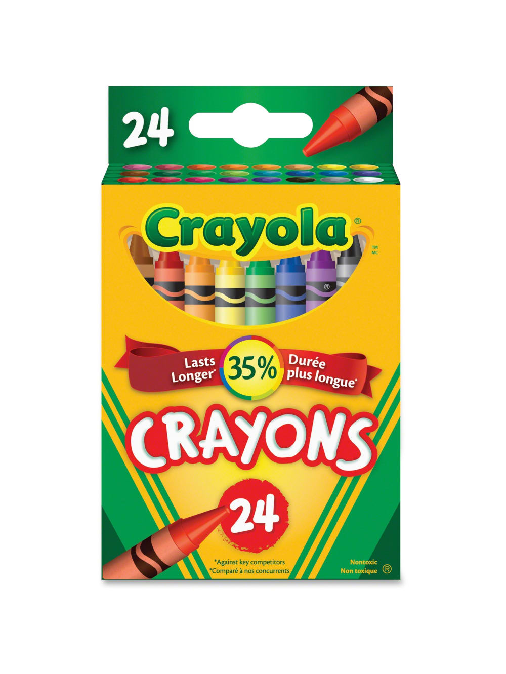 Crayola® Standard Crayons, Assorted Colors, Box Of 24 Crayons
				
		        		












	
			
				
				 
					Item # 
					
						
							
							
								119503