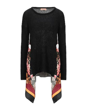 TWINSET Sweater Black 50% Polyamide, 46% Mohair wool, 4% Wool, Polyester