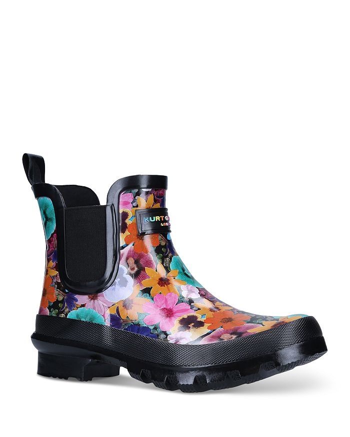 KURT GEIGER LONDON - Women's Sleet Floral Print Rain Booties