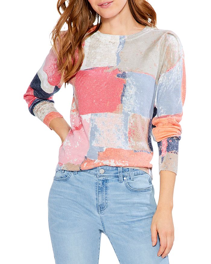 NIC+ZOE - Printed Geo Sweater