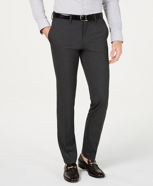 Kenneth Cole Reaction - Men's Gabardine Skinny/Extra-Slim Fit Performance Stretch Flat-Front Dress Pants