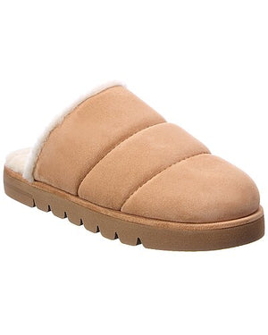 Stuart Weitzman Polar Cozy Lug Suede Mule