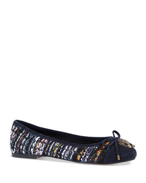 KURT GEIGER LONDON - Women's Eagle Head & Bow Ballerina Flats