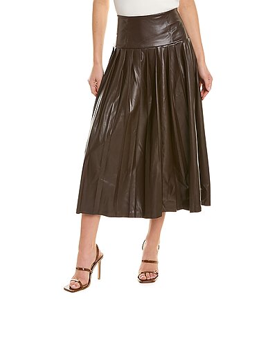 Badgley Mischka Studio Accordion Pleated Skirt