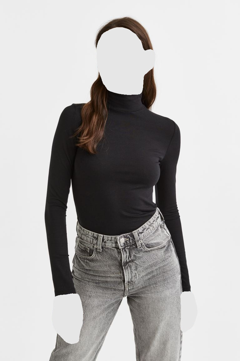 Mock Turtleneck Top