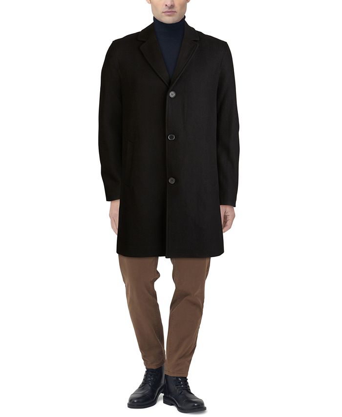 Cole Haan - Men's Melton Classic-Fit Topcoat