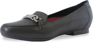 MUNRO Blair Bit Loafer, Main, color, BLACK CALF LEATHER