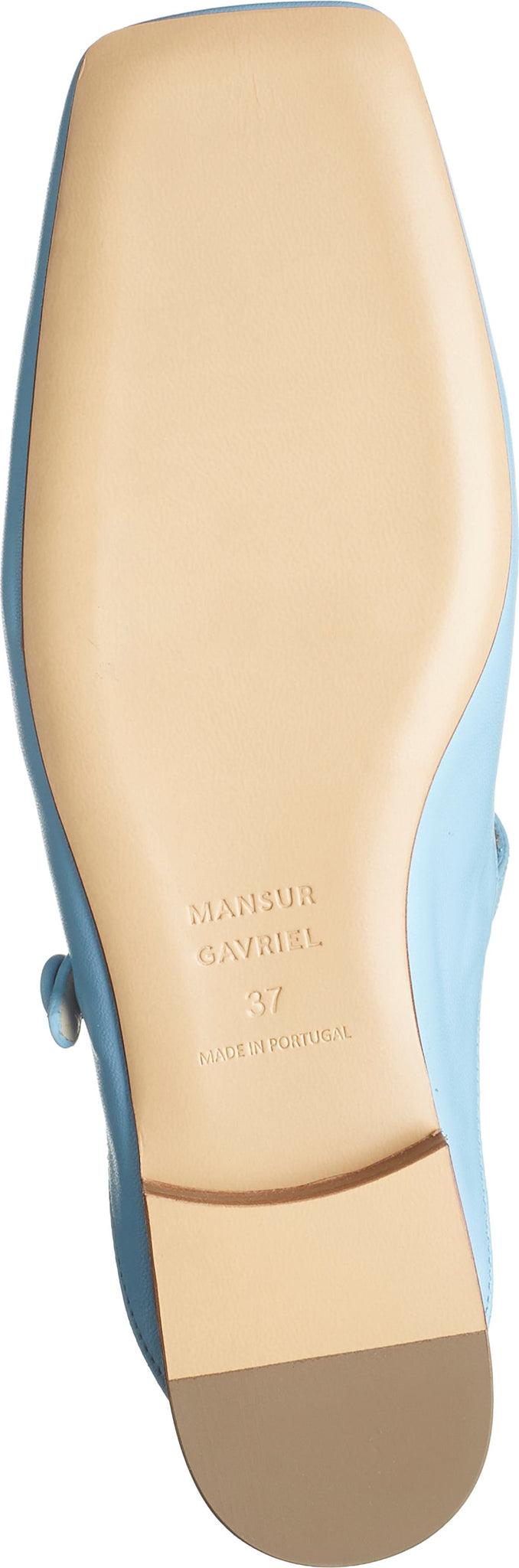 Mansur Gavriel Square Toe Mary Jane Mule, Alternate, color, SKY