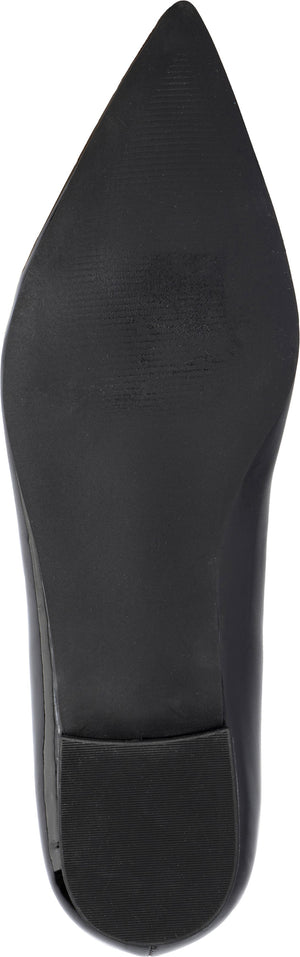 FASHION TO FIGURE Belinda Bow Flat, Alternate, color, BLACK