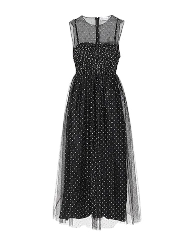 REDValentino Long dress Black 100% Polyamide