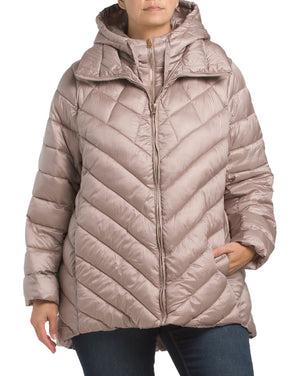 Plus Bibbed Puffer Coat