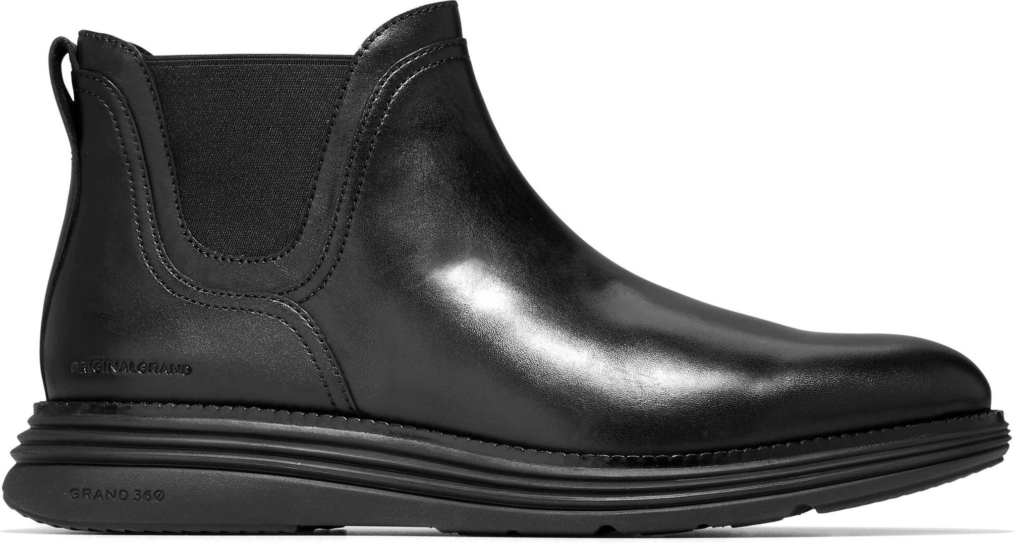 Cole Haan OriginalGrand Ultra Chelsea Boot, Alternate, color, BLACK/ PAVEMENT