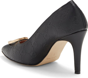 VALENTINO BY MARIO VALENTINO Clara Logo Pump, Alternate, color, BLACK