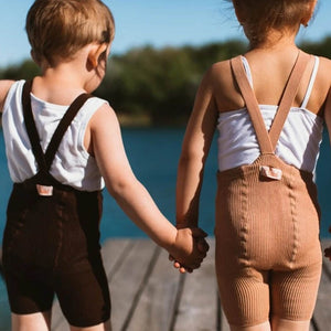 2023 Spring Summer Baby Shorty Tights New Soft Cotton Knit Kids Children Boy Girl Shorts Suspenders Tights