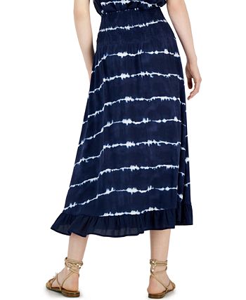 INC International Concepts - Women's Tie-Dye Midi Skirt