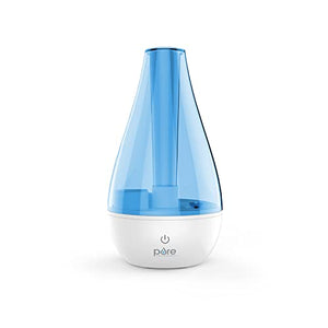 Pure Enrichment MistAire Studio Ultrasonic Cool Mist Humidifier - Compact Overnight Operation for Small Rooms, 2 Mist Settings, Optional Night Light, & Auto Shut-Off - For Offices, Nurseries, & Plants