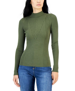 INC International Concepts - Mock Neck Ribbed Sweater