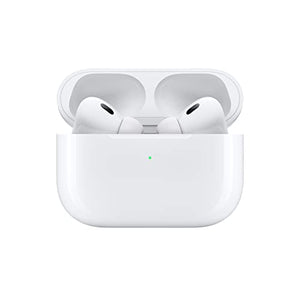 Apple AirPods Pro (2nd Generation) Wireless Ear Buds with USB-C Charging, Up to 2X More Active Noise Cancelling Bluetooth Headphones, Transparency Mode, Adaptive Audio, Personalized Spatial Audio