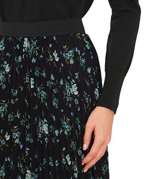 CeCe - Women's Pleated Elastic Waist Skirt