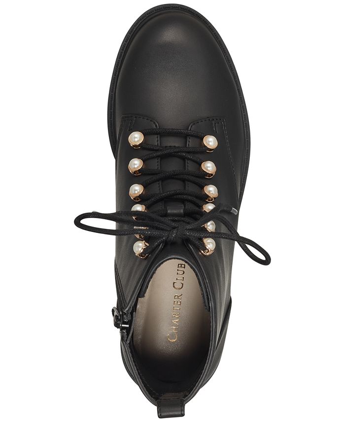 Charter Club - Shiloh Combat Booties