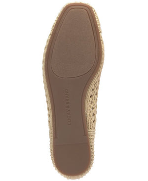 Lucky Brand - Women's Avelly Macrame Slip-On Ballet Flats