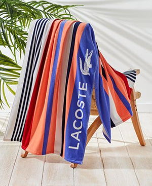 Lacoste Home - Sunscreen Stripe Warm Cotton Beach Towel