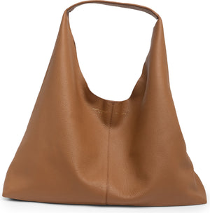 KURT GEIGER LONDON Violet Leather Hobo Bag, Main, color, LIGHT/ PASTEL BROWN