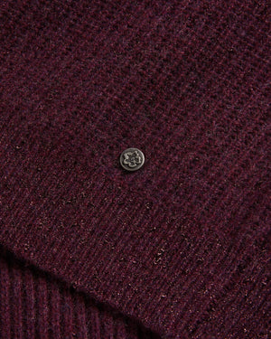 Deep Purple Cashmere And Lurex Blend Jumper Ted Baker