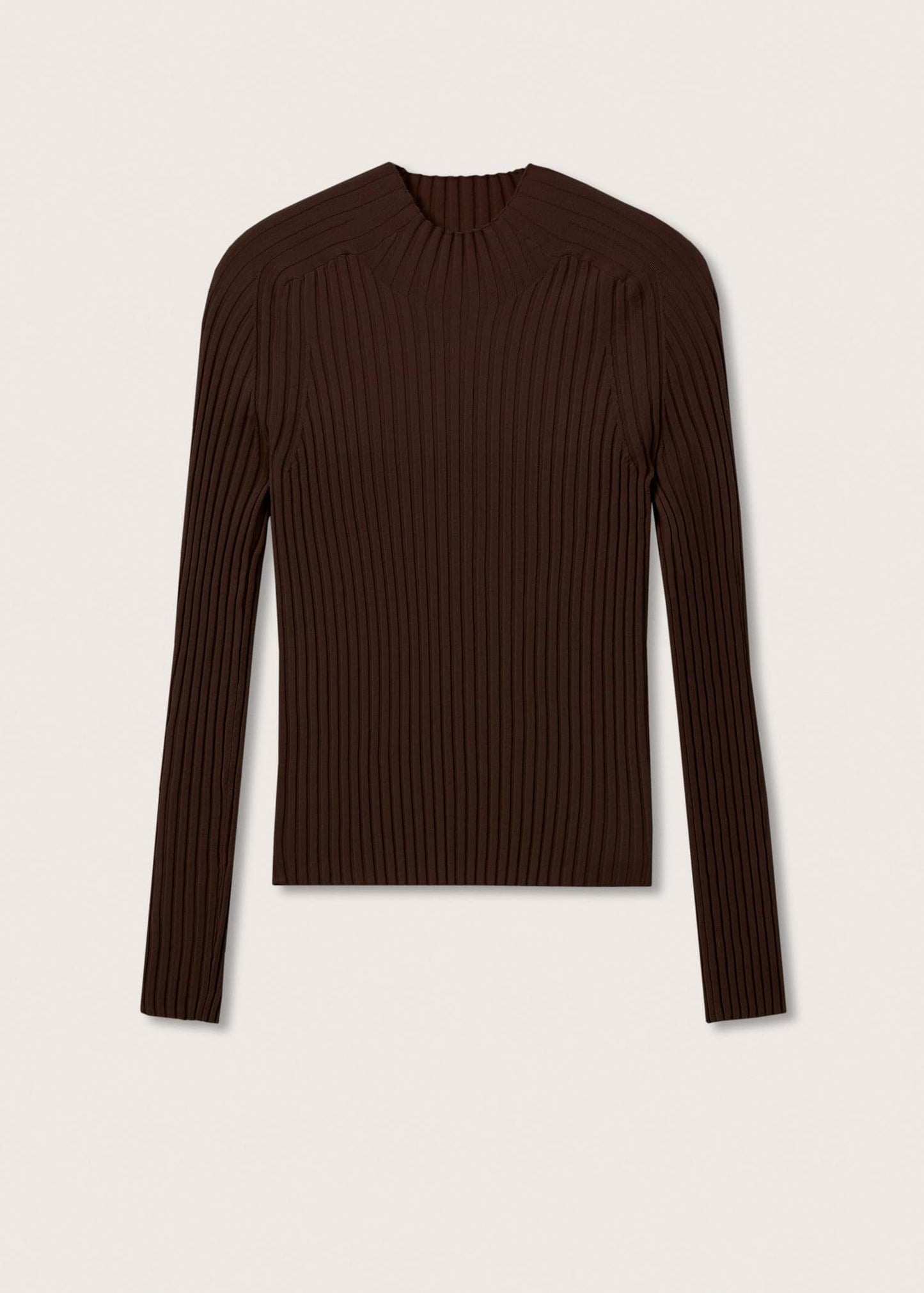 Ribbed knit sweater - Article without model