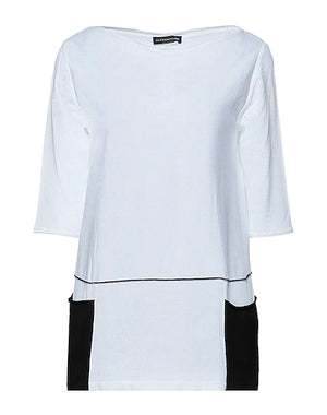 ALESSANDRO Sweater White 90% Viscose, 10% Meryl® Elite