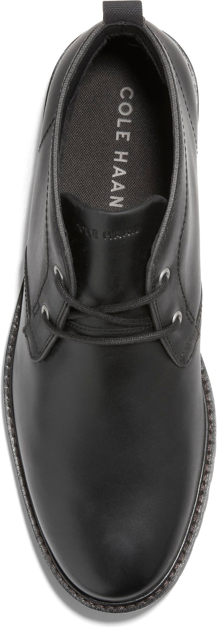 COLE HAAN Midland Lug Sole Chukka Boot, Alternate, color, BLACK/ GREY PINSTRIPE WR