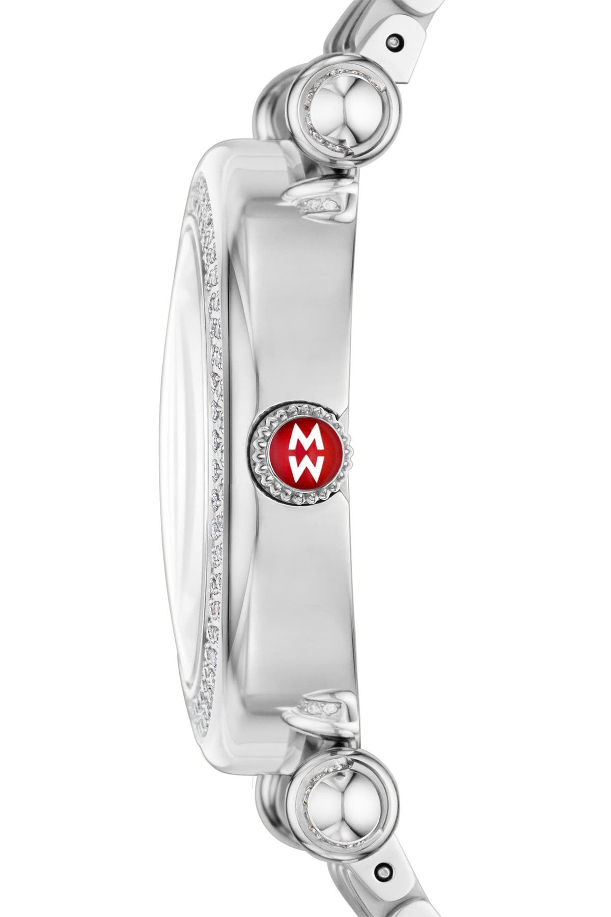 MICHELE Women's Caber Diamond Bracelet Watch, 35mm - 0.19 ctw, Alternate, color, NO COLOR
