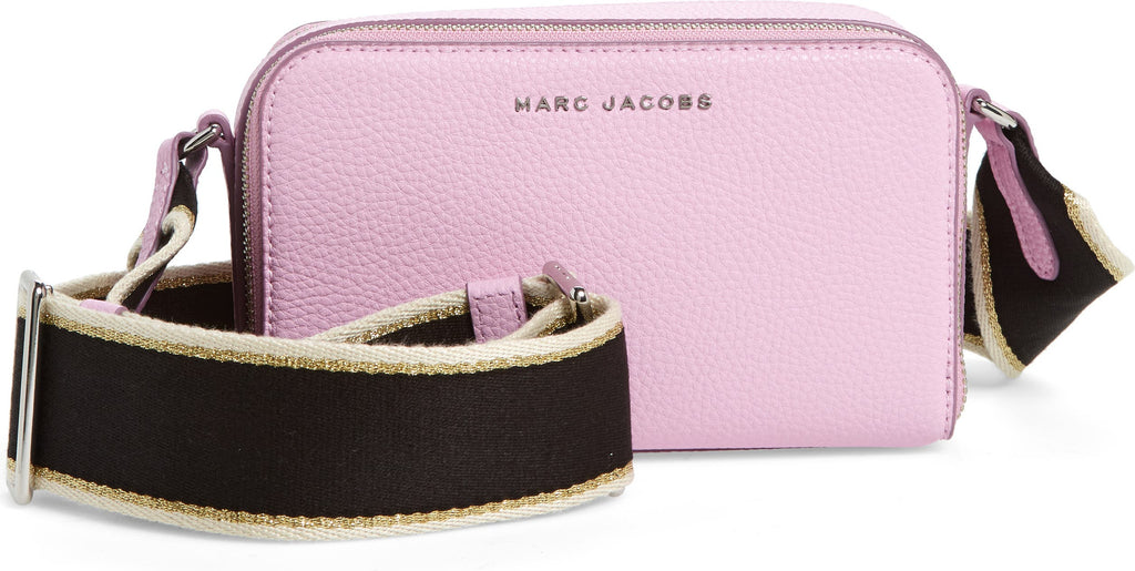 MARC JACOBS Leather Crossbody Bag, Main, color, LAVENDER