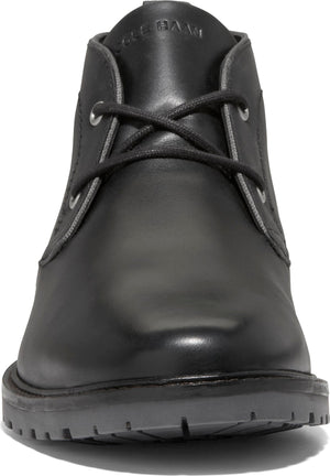 COLE HAAN Midland Lug Sole Chukka Boot, Alternate, color, BLACK/ GREY PINSTRIPE WR