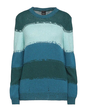 PINKO Sweater Turquoise 42% Wool, 26% Viscose, 19% Polyamide, 7% Cashmere, 6% Mohair wool