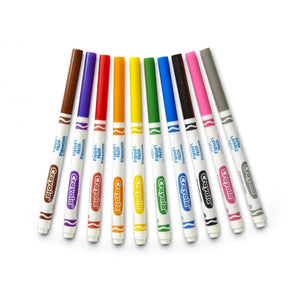 image 7 of Crayola Ultra Clean Classic Fine Line Washable Marker, 10 Count, Child