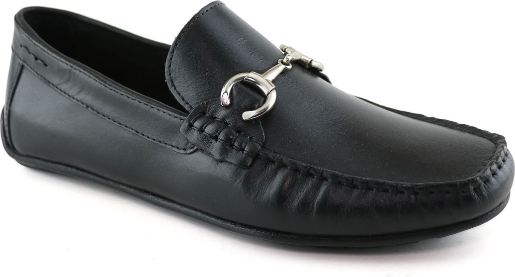 MARC JOSEPH NEW YORK Norman St. Moc Driver, Main, color, BLACK NAPA