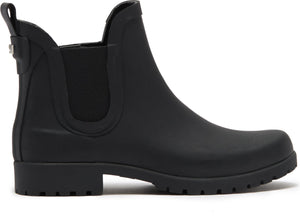 STUART WEITZMAN Reign Rubber Rain Boot, Alternate, color, BLACK