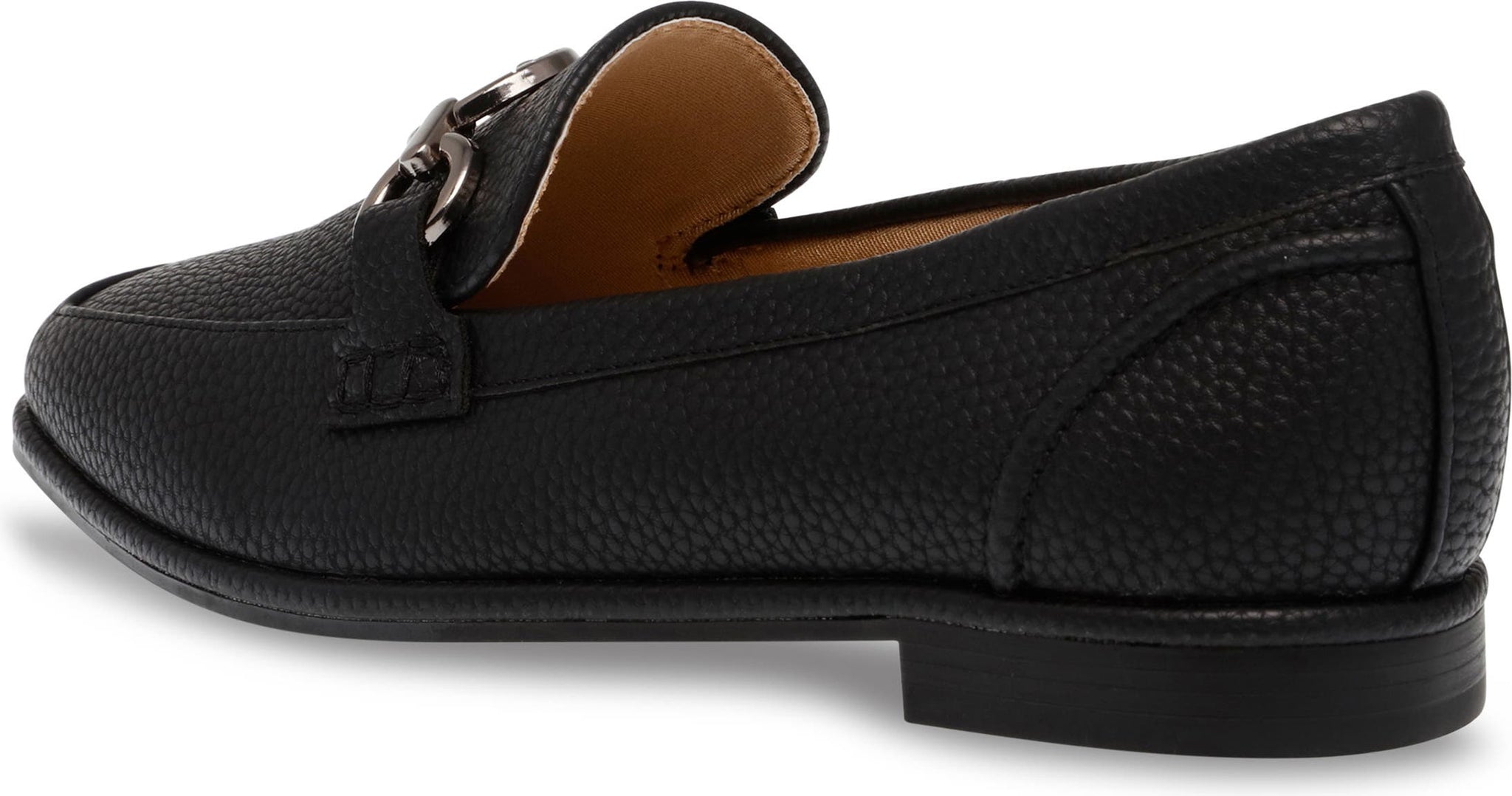 ANNE KLEIN Arlette Loafer, Alternate, color, BLACK TUMBLED