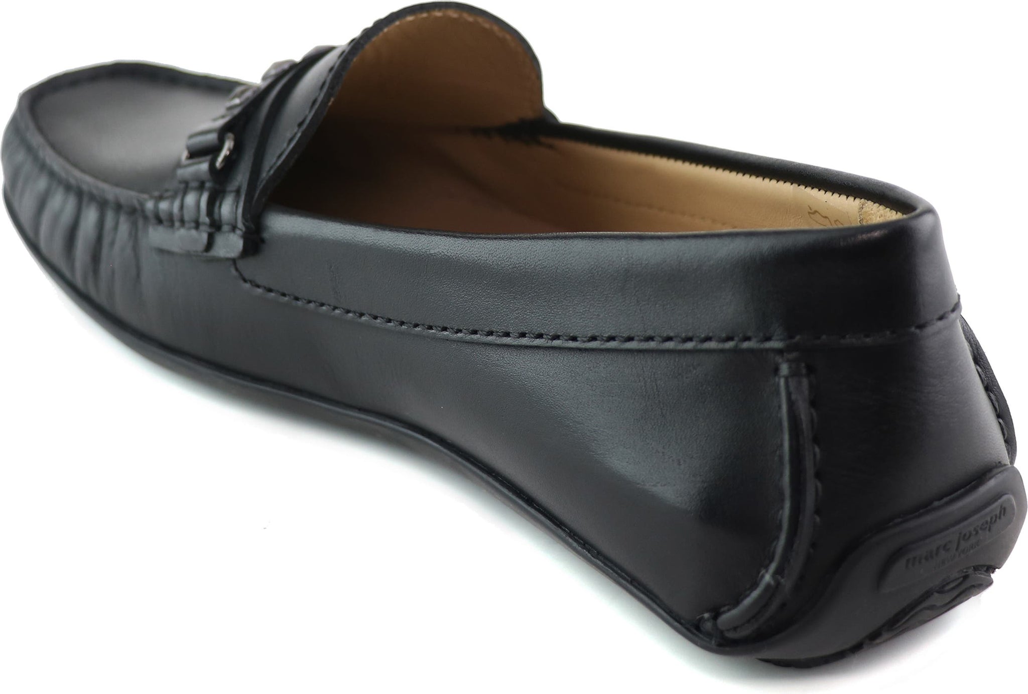 Marc Joseph New York Downing St. Driving Shoe, Alternate, color, BLACK BRUSHED NAPA