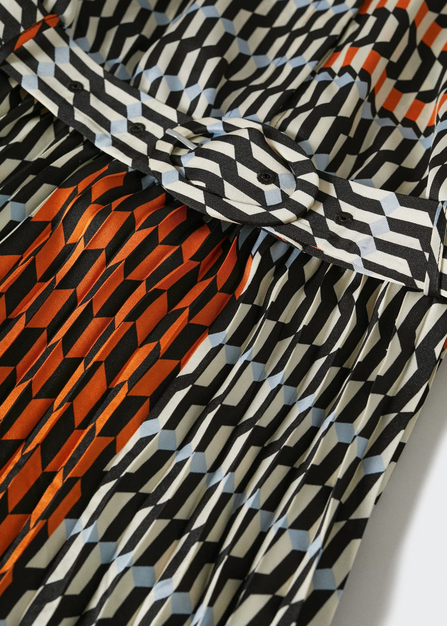 Geometric print midi dress - Details of the article 8